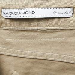 Pre Owned Just Cavalli Beige Cotton Skinny Cigarette Jeans M Waist 28"