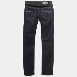 Just Cavalli Dark Blue Denim Flared Jeans S Waist 25"