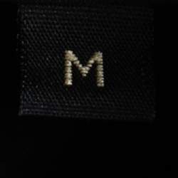 Pre Owned Just Cavalli Black Cotton Logo Crest Embroidered Shirt M