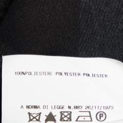 Pre Owned Just Cavalli Black Georgette Layered Ruffled Skirt L