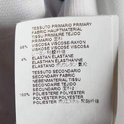 Pre Owned Just Cavalli Multicolor Printed & Knit Tunic Top