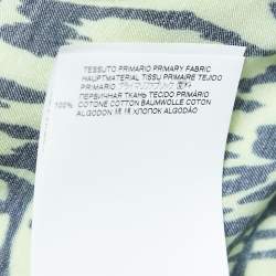 Pre Owned Just Cavalli Multicolor Reptile Printed Cotton Shirt L