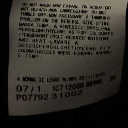 Pre Owned Just Cavalli Black Silk & Satin Ruffled Tie Neck Blouse S