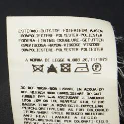 Pre Owned Just Cavalli Black Crepe One-Shoulder Pleated Mini Dress M