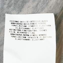 Pre Owned Just Cavalli Brown/Orange Print Jersey One Shoulder Top M