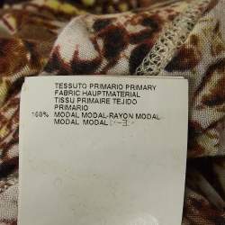 Pre Owned Just Cavalli Multicolor Snakeskin Print Knit Mini Dress XS