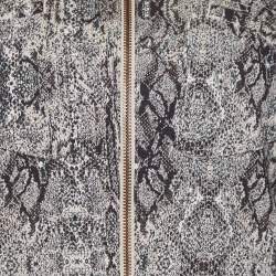 Pre Owned Just Cavalli Beige Animal Pattern Cotton Cropped Jacket M