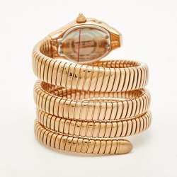Just Cavalli Glittered Champagne Rose Gold Plated Stainless Steel Glam Chic JC1L115M0035 Women's Wristwatch 22 mm