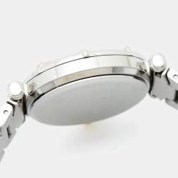Pre Owned Just Cavalli Silver Two Tone Stainless Steel Animalier JC1L234M0265 Women's Wristwatch 32 mm