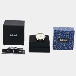 Just Cavalli Multicolor Two-Tone Stainless Steel Solo XL JC1L130M0085 Women's Wristwatch 40 mm