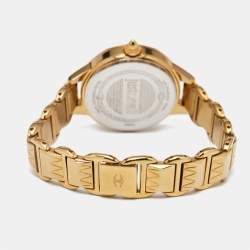 Just Cavalli Champagne Gold Plated Stainless Steel JC1L033M0035 Women's Wristwatch 30 mm