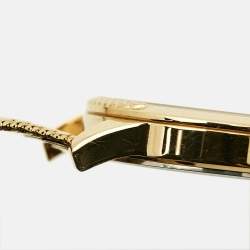 Pre Owned Just Cavalli 1L029 Champagne Dial Gold Tone Stainless Steel Women's Wristwatch 34 mm