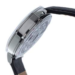 Pre Owned ساعة يد نسائية جست كافالي "جي سي1ألأ007أل0015" شعار الماركة ستانلس ستيل بيضاء 34 مم