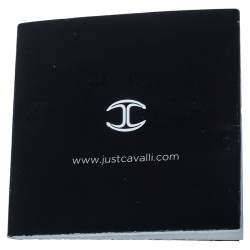 Pre Owned ساعة يد نسائية جست كافالي "جي سي1ألأ007أل0015" شعار الماركة ستانلس ستيل بيضاء 34 مم