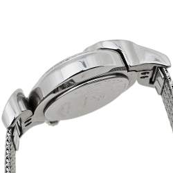 Pre Owned Just Cavalli Silver Stainless Steel Sin R7253591503 Women's Wristwatch 35 mm