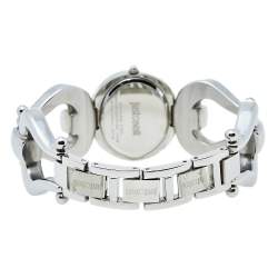 Pre Owned Just Cavalli Silver Stainless Steel R7253109501 Quartz Women's Wristwatch 29 mm