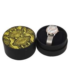 Pre Owned ساعة يد نسائية جست كافالي جي سي1أل050إم0295 ستانلس ستيل لونين فضية 34 مم