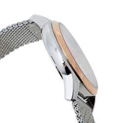 Pre Owned ساعة يد نسائية جست كافالي جي سي1أل050إم0295 ستانلس ستيل لونين فضية 34 مم