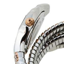 Just Cavalli Two-Tone Stainless Steel Glam Snake Septagon JC1L112M0055 Women's Wristwatch 22 mm