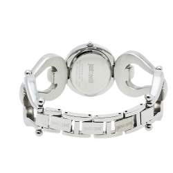 مملوكة مسبقًا Just Cavalli Silver Stainless Steel R7235109501 Quartz Women's Wristwatch 29 mm