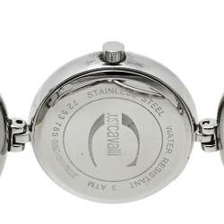 Pre Owned ساعة يد نسائية جاست كافالي سينا 7253785035 ستانلس ستيل فضي 27 مم