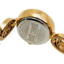 Pre Owned ساعة يد نسائية جست كافالي جي سي7253214504 ستانلس ستيل ذهبي اللون 32 مم