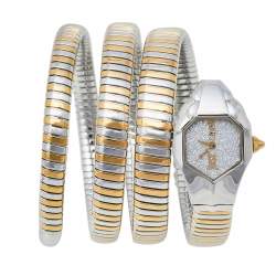 Pre Owned ساعة يد نسائية جاست كافالي ثعبان جي سي1أل115أم0045 ستانلس ستيل لونين 22مم