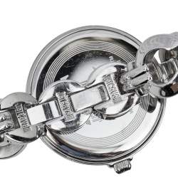 Pre Owned Just Cavalli Silver Stainless Steel Midnight R725315454 Women's Wristwatch 41 mm