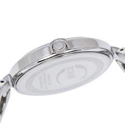 Pre Owned Just Cavalli Silver Stainless Steel Midnight R725315454 Women's Wristwatch 41 mm