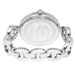 Pre Owned Just Cavalli Silver Stainless Steel Midnight R725315454 Women's Wristwatch 41 mm