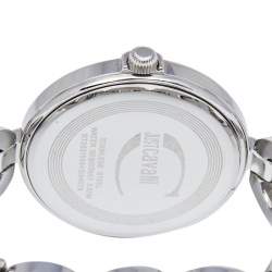 Pre Owned Just Cavalli Silver Stainless Steel Midnight R725315454 Women's Wristwatch 41 mm