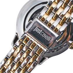 مملوكة مسبقًا ساعة يد نسائية جاست كافالي 1أل043 ستانلس ستيل لونين فضي 34 مم