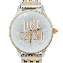 مملوكة مسبقًا ساعة يد نسائية جاست كافالي 1أل043 ستانلس ستيل لونين فضي 34 مم