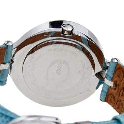 مملوكة مسبقًا Just Cavalli Stainless Steel Leather 7251425535 Women's Wristwatch 32 mm