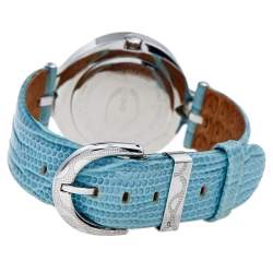 مملوكة مسبقًا Just Cavalli Stainless Steel Leather 7251425535 Women's Wristwatch 32 mm