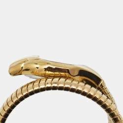 Just Cavalli Mother Of Pearl Gold Plated Stainless Steel Serpent 1L001 Women's Wristwatch 22 mm