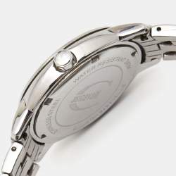 Pre Owned Just Cavalli Silver Crystal Embellished Stainless Steel R7253161515 Women's Wristwatch 34 mm