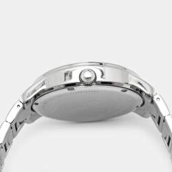 Pre Owned Just Cavalli Purple Silver Crystal Embellished Stainless Steel R7253196501 Women's Wristwatch 40 mm