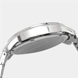 Pre Owned Just Cavalli Purple Silver Crystal Embellished Stainless Steel R7253196501 Women's Wristwatch 40 mm
