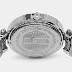 Just Cavalli Mother Of Pearl Stainless Steel JC Logo JC1L122M0055 Women's Wristwatch 36 mm