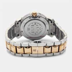 Roberto Cavalli by Franck Muller Silver Two Tone Stainless Steel 1L019 Women's Wristwatch 36 mm