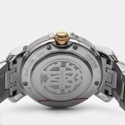 Roberto Cavalli by Franck Muller Silver Two Tone Stainless Steel 1L019 Women's Wristwatch 36 mm