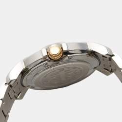 Roberto Cavalli by Franck Muller Silver Two Tone Stainless Steel 1L019 Women's Wristwatch 36 mm