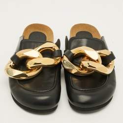 Pre Owned مع ميوسات جلدية سوداء بحلقات من جي دبليو أندرسون مقاس 42