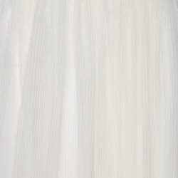 Pre Owned Kage Off White Knit Fabric Pleated Maxi Skirt S