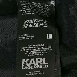 Karl Lagerfeld Black Tweed Mini Skirt S