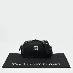 Karl Lagerfeld Nylon k/ikonik 2.0 Camera Crossbody Bag