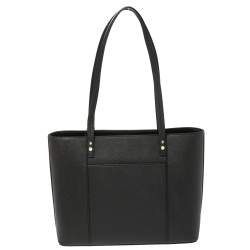 Karl Lagerfeld Black Leather Maybelle Tote