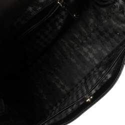 Karl Lagerfeld Black Leather Maybelle Tote