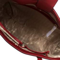 Karl Lagerfeld Red Leather Maybelle Cat Tote